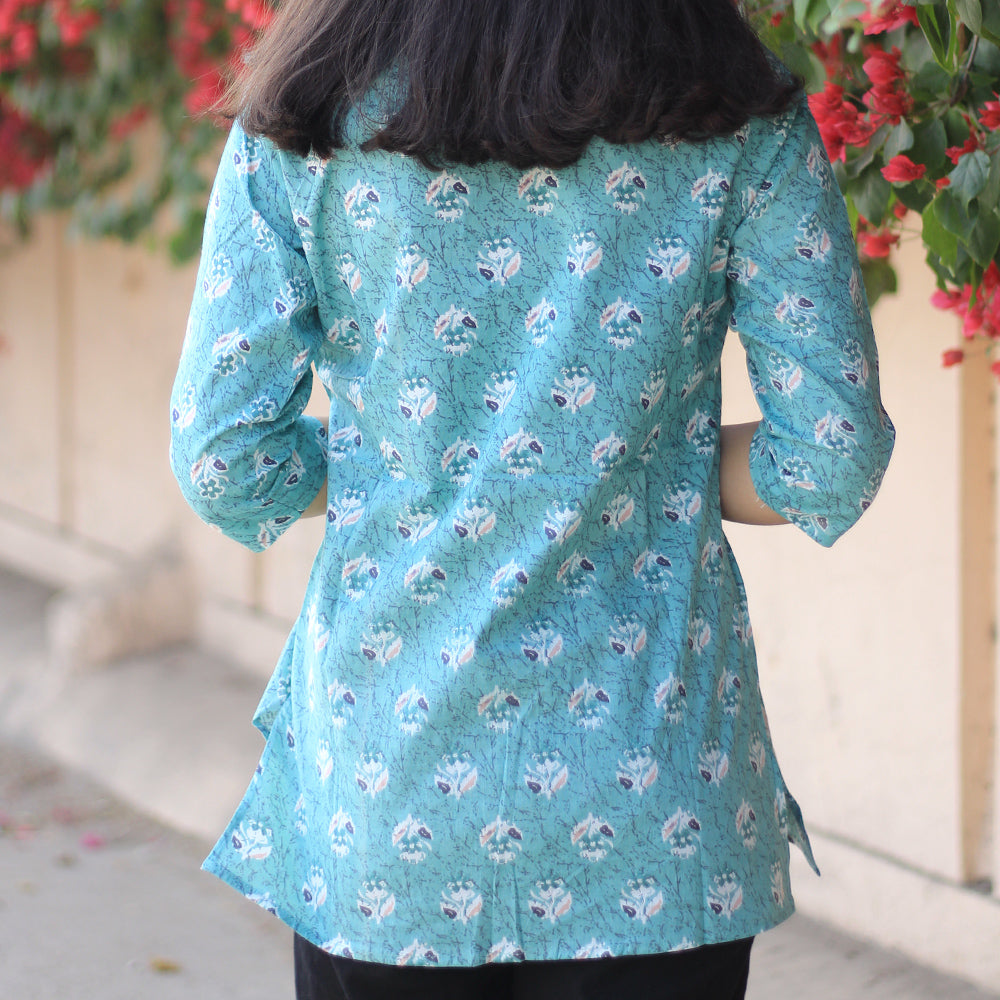 Women's(Girls) Cotton Printed Short Kurti
