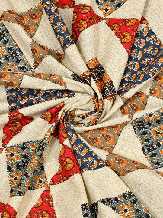 Cotton Double Bedsheet with 2 Pillow Covers