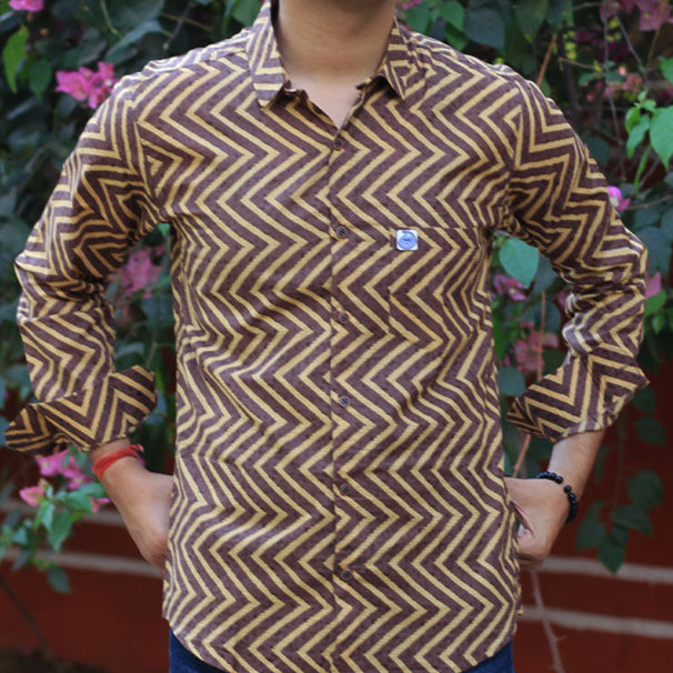Sanganeri Handblock Print Shirt