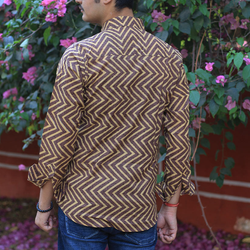 Sanganeri Handblock Print Shirt