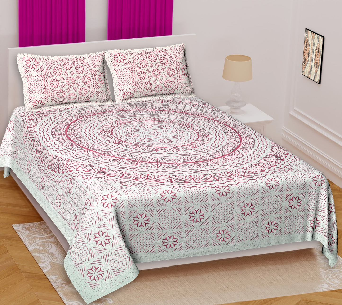 Cotton Double Bed sheet