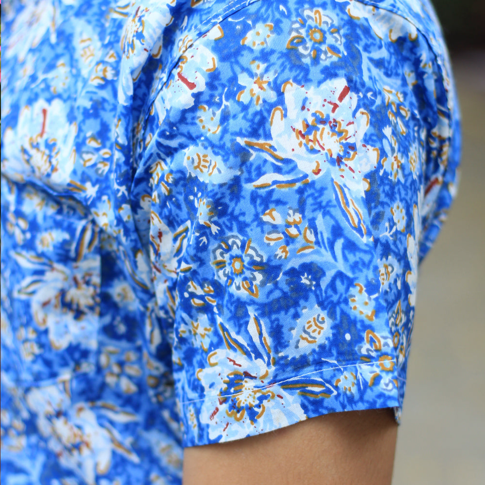 Sanganeri Handblock Print Shirt