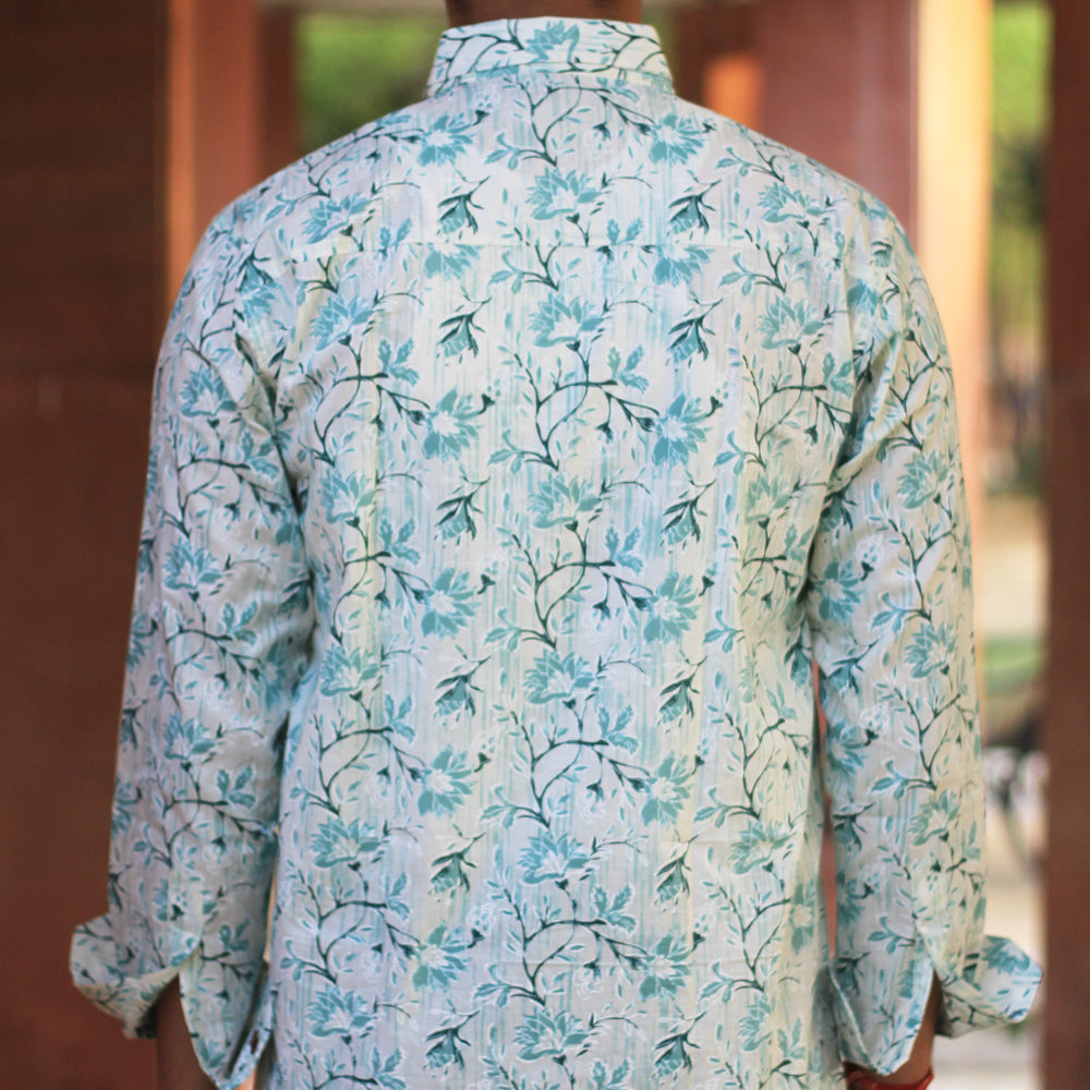 Sanganeri Handblock Print Shirt