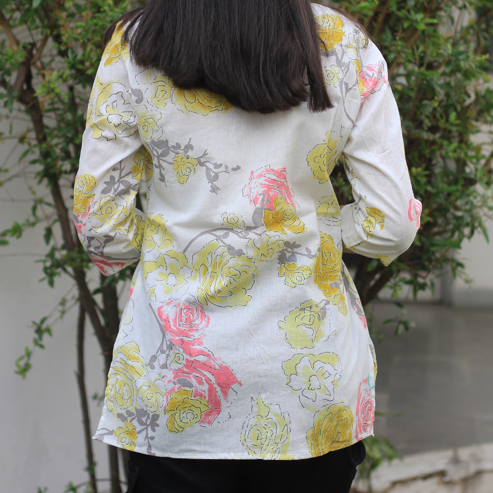 Women's(Girls) Cotton Printed Short Kurti