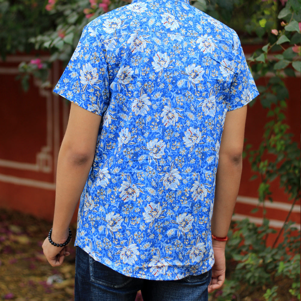 Sanganeri Handblock Print Shirt