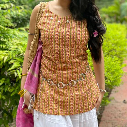 Sleeveless Kurti for Modern Elegance
