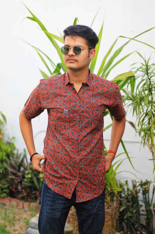 Jaipuri Print Cotton Shirt