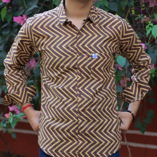 Sanganeri Handblock Print Shirt