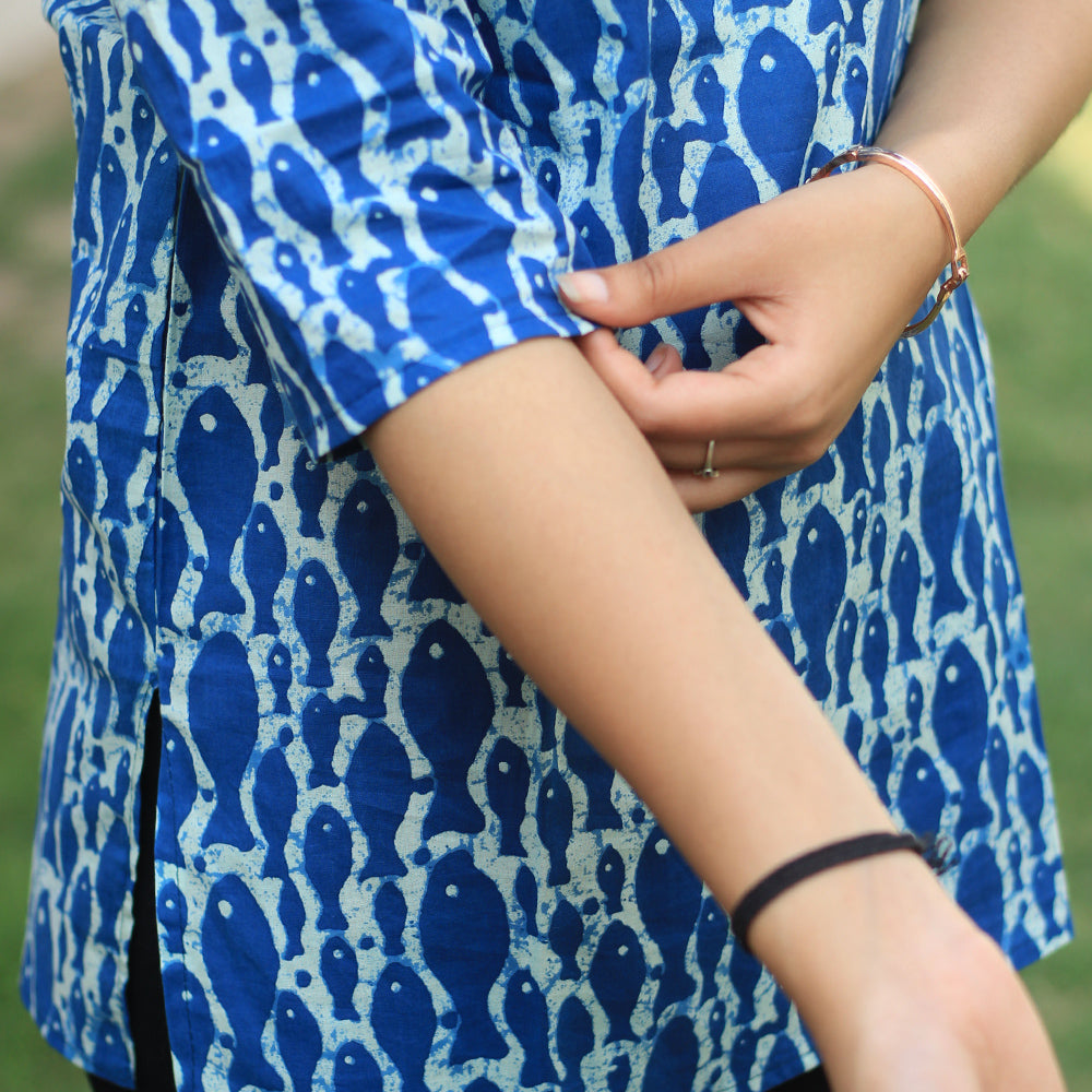 Women's(Girls) Cotton Printed Short Kurti