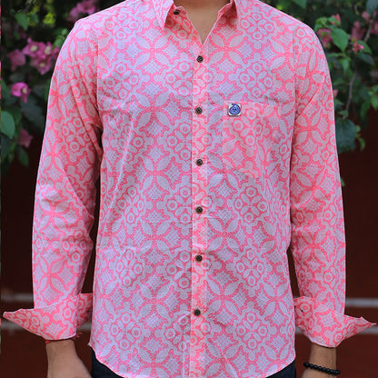 Sanganeri Handblock Print Shirt