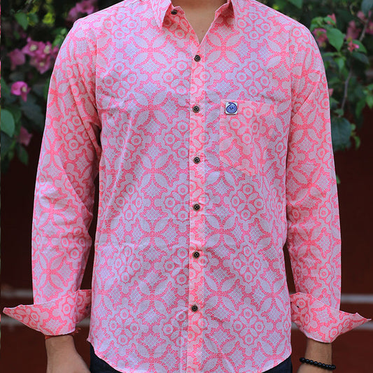 Sanganeri Handblock Print Shirt
