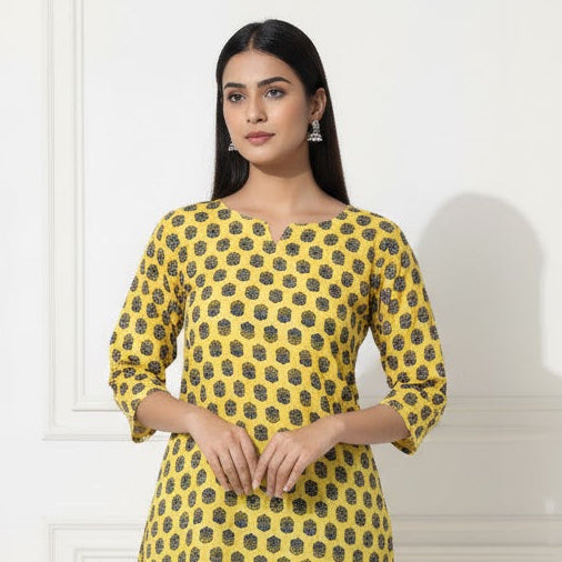 Women's(Girls) Cotton Printed Short Kurti